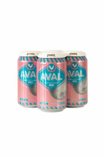 a 24 pk Aval Rose Cans on a white background a 24 pk Aval Rose Cans on a white background
